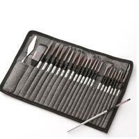 Без бренда «Коробка 50 шт.: Набор кистей для рисования в чехле, премиум набор (23 нейлоновых кисти, 1 мастихин)» в Воронеже