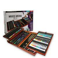 Без бренда «Художественный набор (174 предмета) в деревянном чемоданчике» в Воронеже в интернет-магазине Без бренда «Художественный набор (174 предмета) в деревянном чемоданчике» в Воронеже