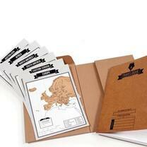 Без бренда «Скретч-карта мира стирающаяся. Карта путешествий» в Воронеже