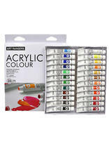 Без бренда «Коробка 24 шт.: Акриловые краски «Две картинки» 24 шт. по 12 мл, проф. пигмент» в Воронеже