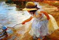 Без бренда «Девочка пытается спасти мяч» в Воронеже в интернет-магазине  Без бренда «Девочка пытается спасти мяч» в Воронеже