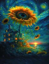 Без бренда «Фэнтези сюжет с подсолнухом» в Воронеже