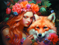 Без бренда «Рыжая девушка и рыжая лисица» в Воронеже в интернет-магазине  Без бренда «Рыжая девушка и рыжая лисица» в Воронеже